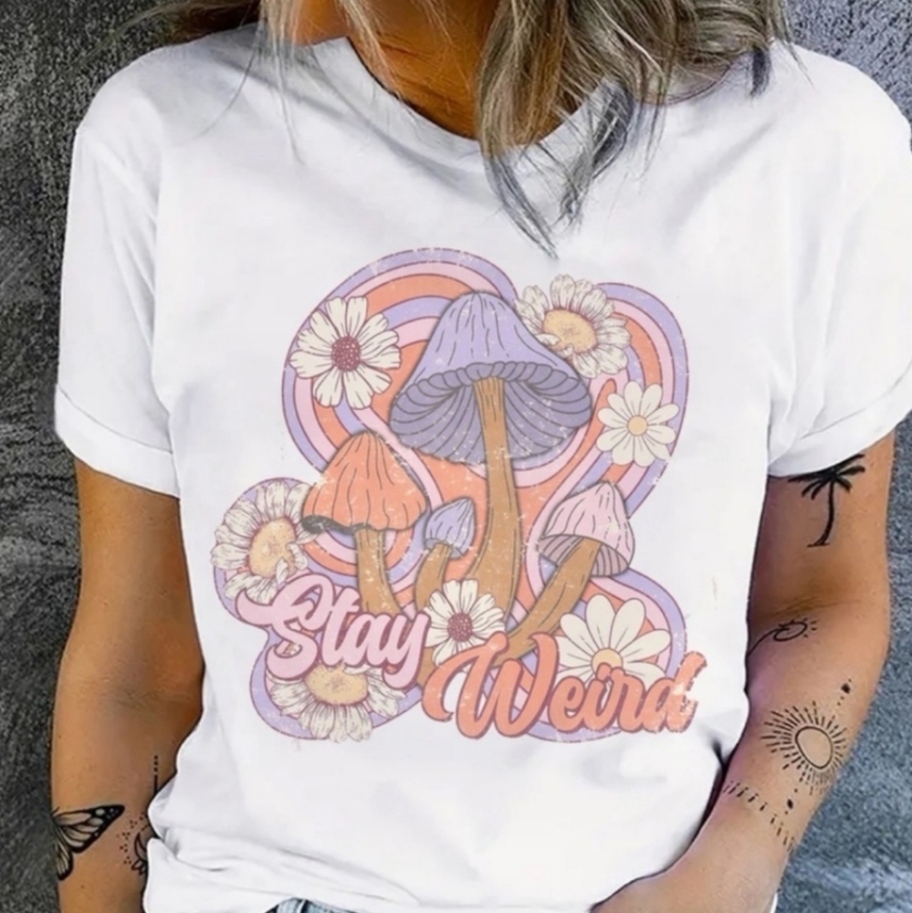 Retro Stay Weird T-shirt